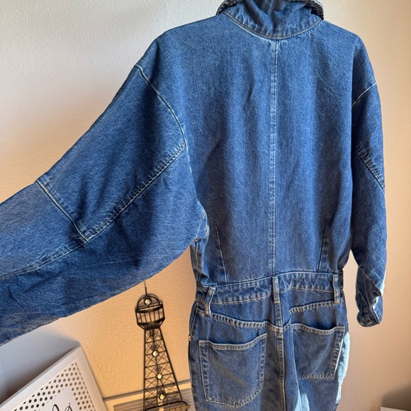 NWT Ronny Kobo Sebastian Denim Midi Dress Medium Wash Sz S - Picture 16 of 16